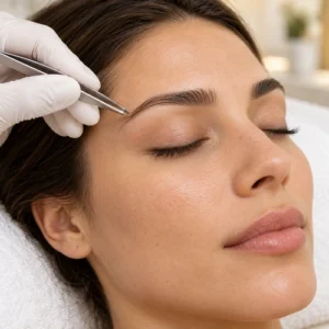 Cejas con pinza